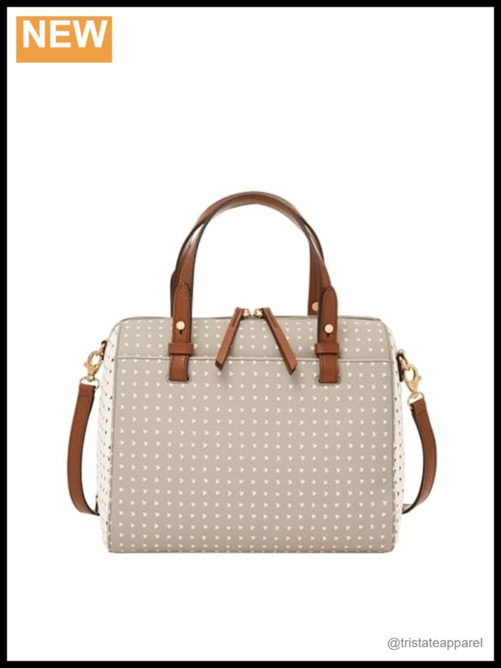 Faux Leather Satchel Handbag with Detachable Strap & Multiple Pockets